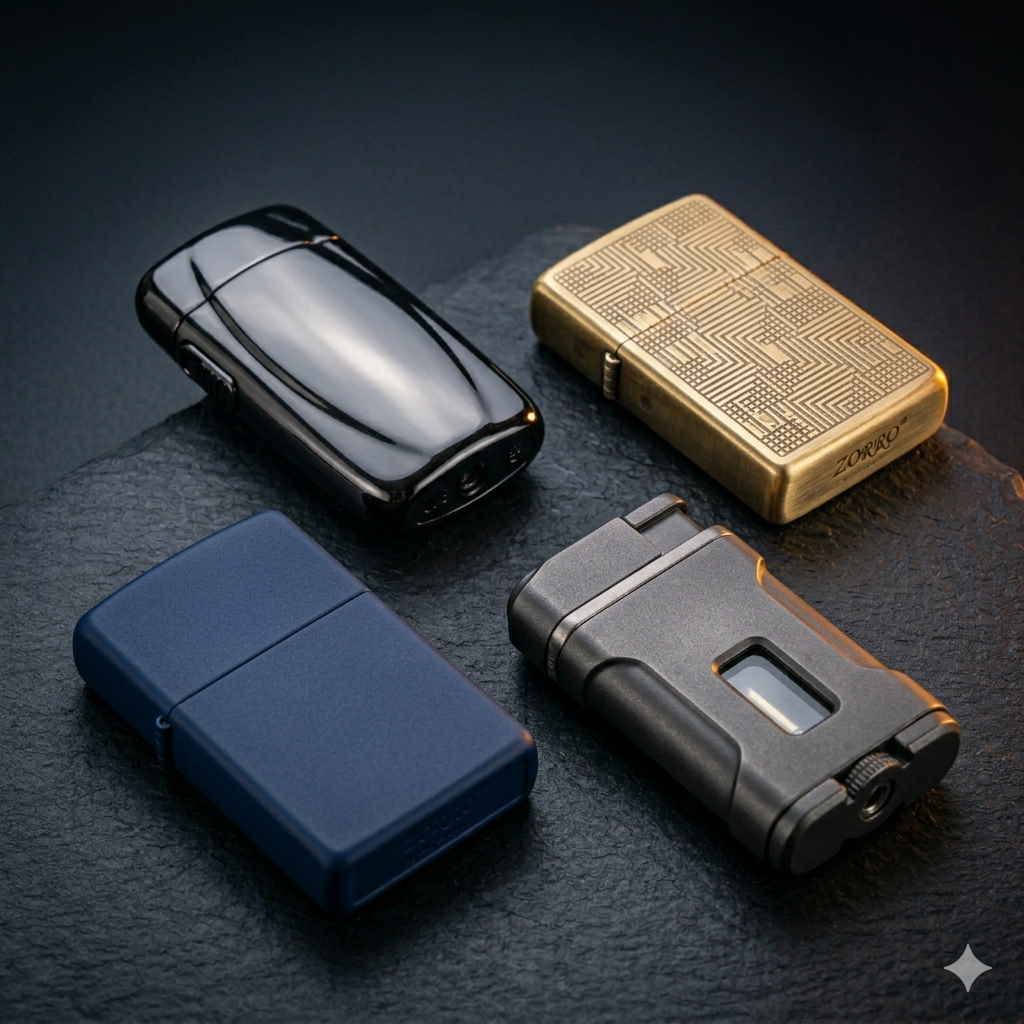Zorro Lighters | Premium Kerosene, Flint & Torch EDC Lighters