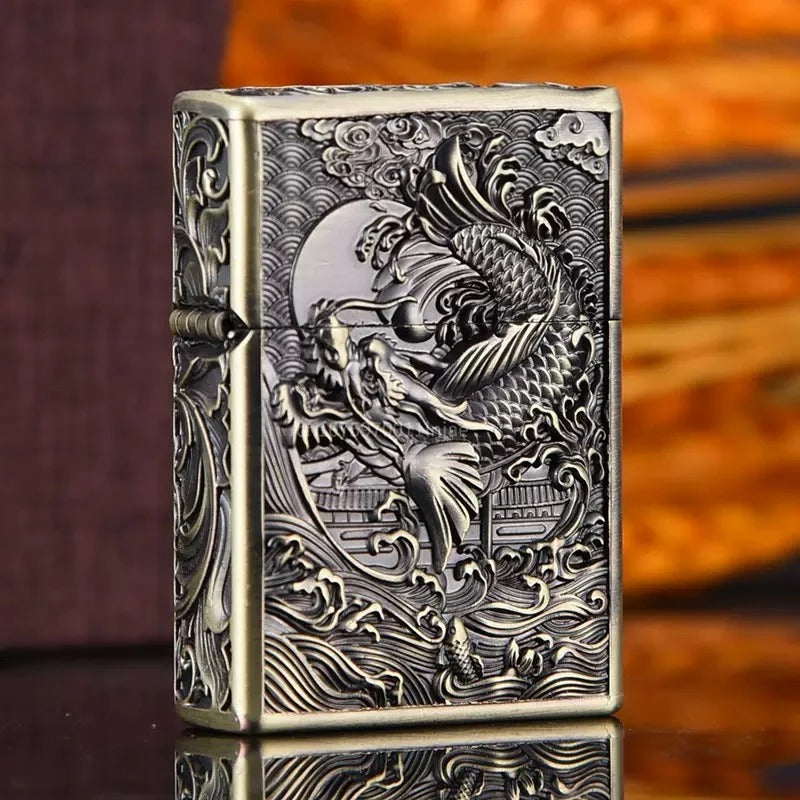 Zorro Chinese Relief Armor Kerosene Lighter - view 8