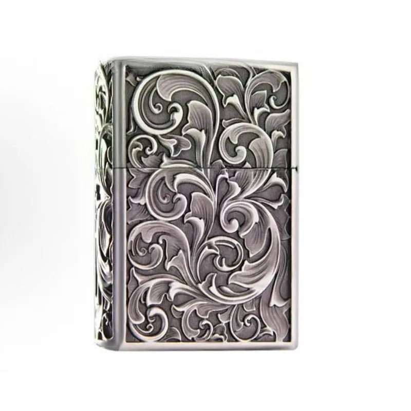 Zorro Split Stone Armor Windproof Lighter - detail view