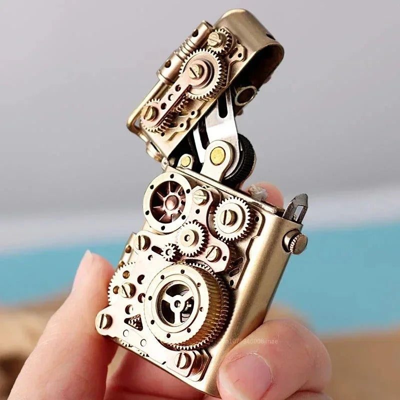 Zorro Steampunk Copper Mechanical Lighter - packaging