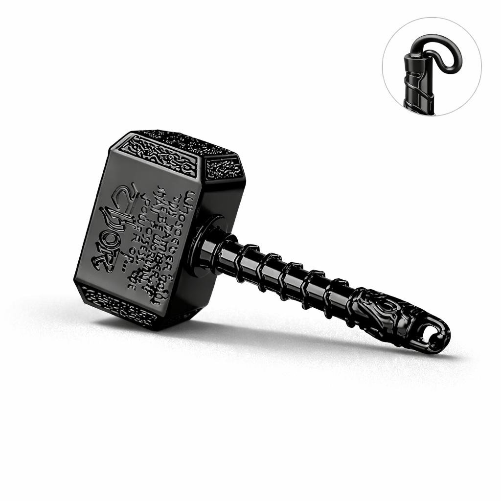 Alloy Fingertip Gyro Spinner Fidget Toys for Adult, anti Stress Relief Toys, Finger Gyroscope, Anti-Anxiety Metal Hammer Toy