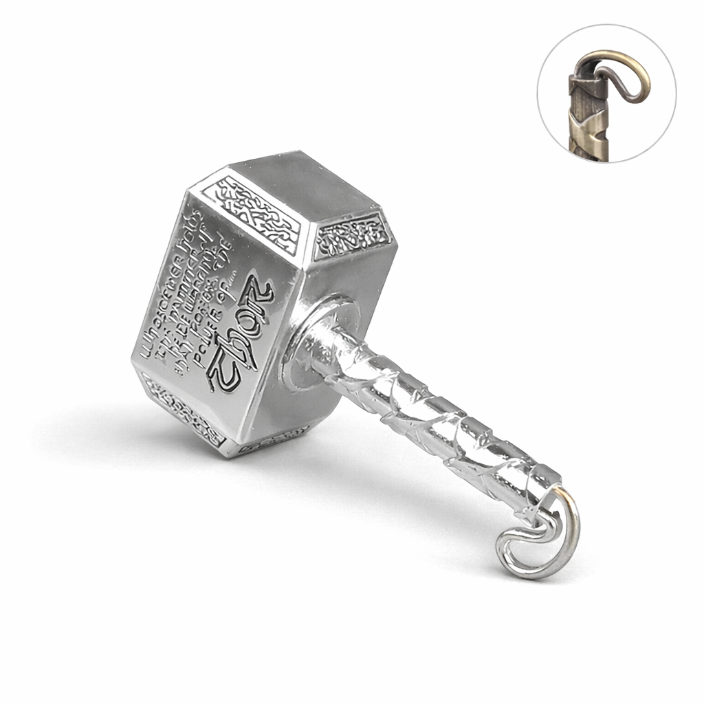 Alloy Fingertip Gyro Spinner Fidget Toys for Adult, anti Stress Relief Toys, Finger Gyroscope, Anti-Anxiety Metal Hammer Toy