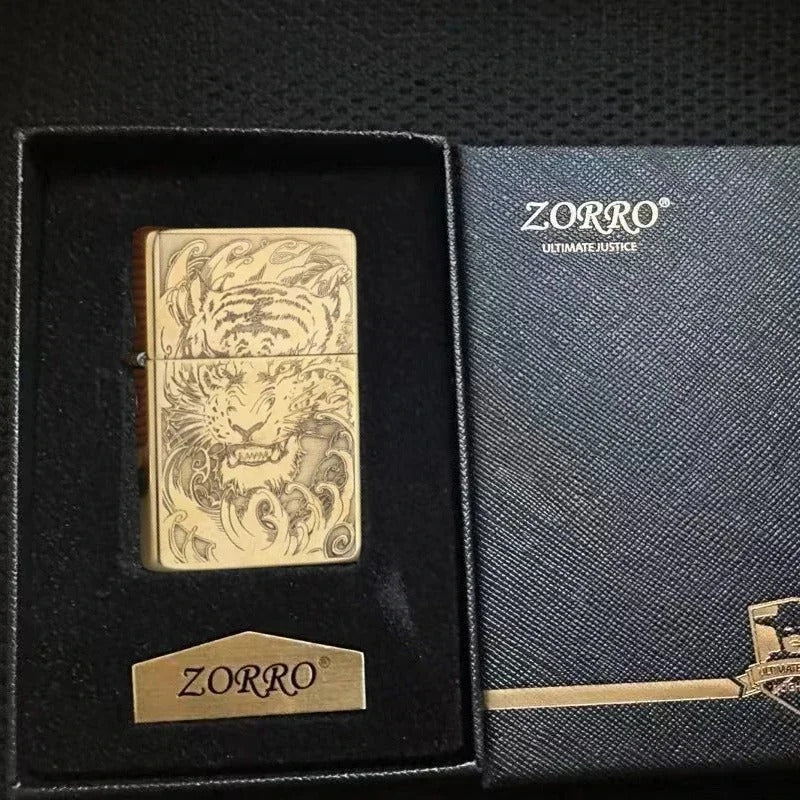 Zorro ZC9 Slim Carved Kerosene Lighter - view 8