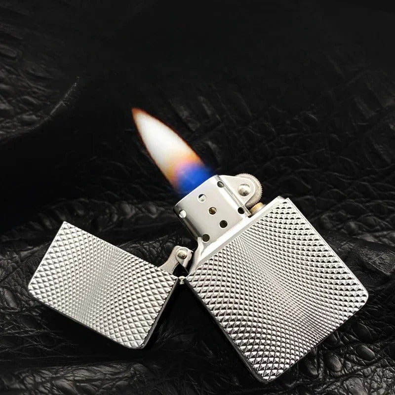 Zorro Narrow Copper & Steel Kerosene Lighter - view 6