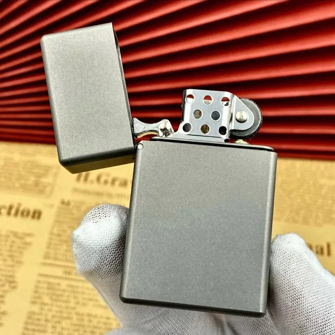 Zorro 538/912 Titanium Square Head Lighter - detail view