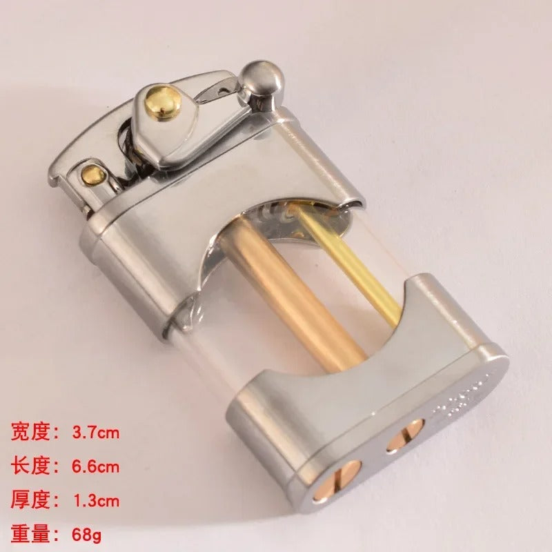 Zorro Transparent Rocker Arm Kerosene Lighter - view 11