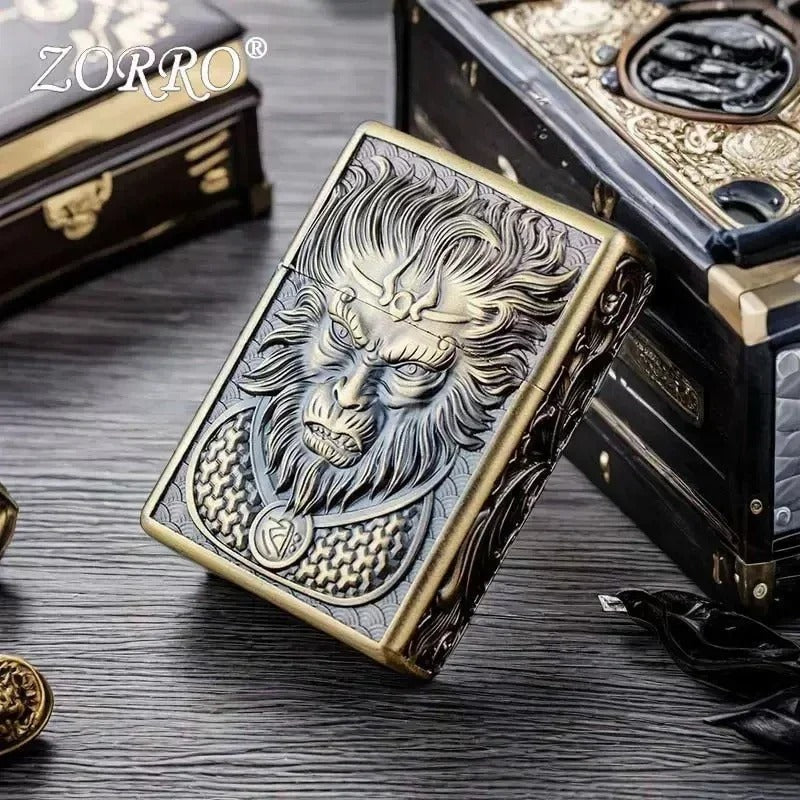 Zorro Chinese Relief Armor Kerosene Lighter - view 24
