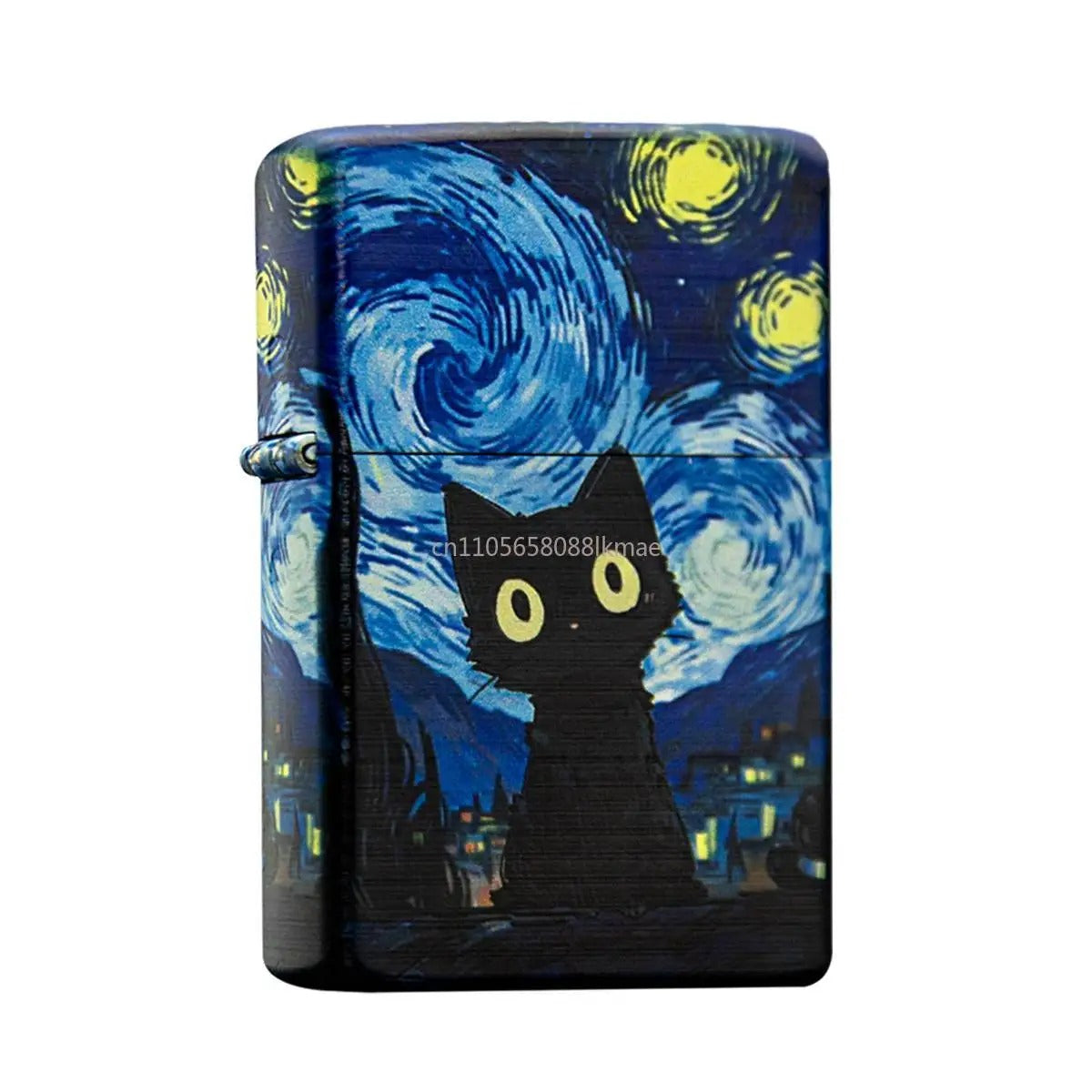 Zorro Painted Brass Flip-Top Lighter - view 15