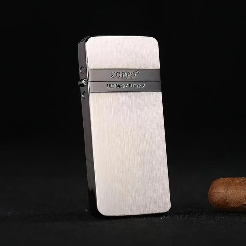 Zorro Gold Label Slim Windproof Lighter - alternate angle