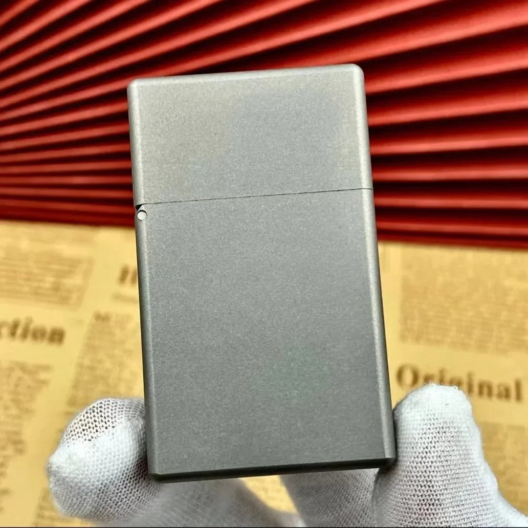 Zorro 538/912 Titanium Square Head Lighter - closeup