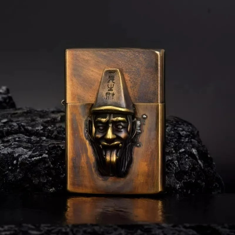Zorro Vintage Brass Personalized Kerosene Lighter - view 13