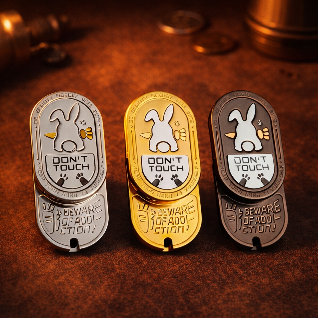 SKEDC™ Desperate Rabbit "Don't Touch" Fidget Slider