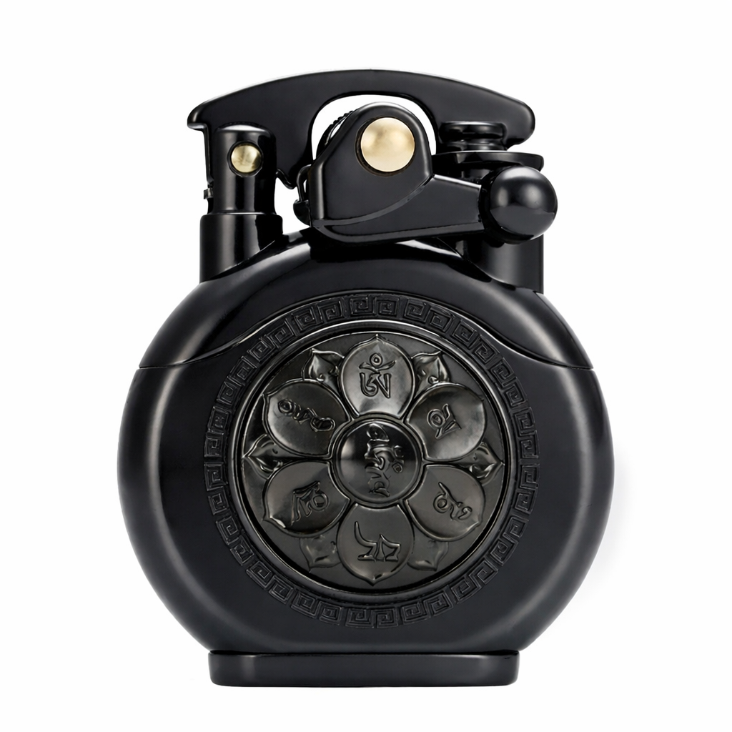 Zorro Turntable Mechanical Kerosene Lighter - front view