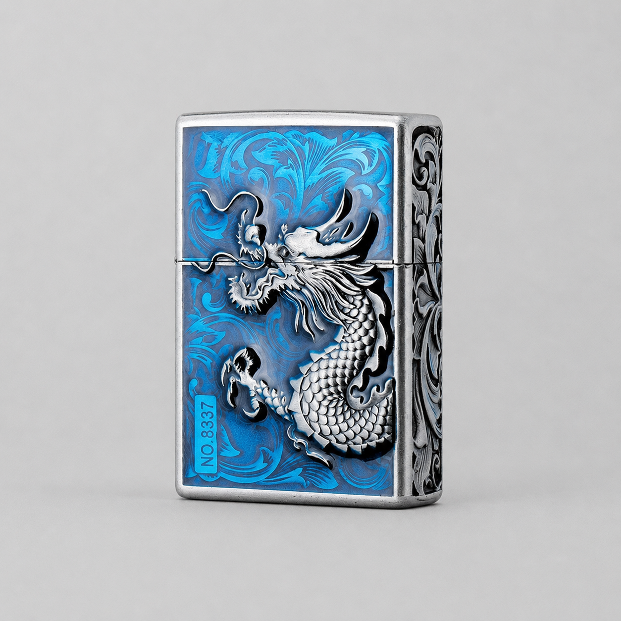 Zorro™ Embossed Chinese Style Kerosene Lighter