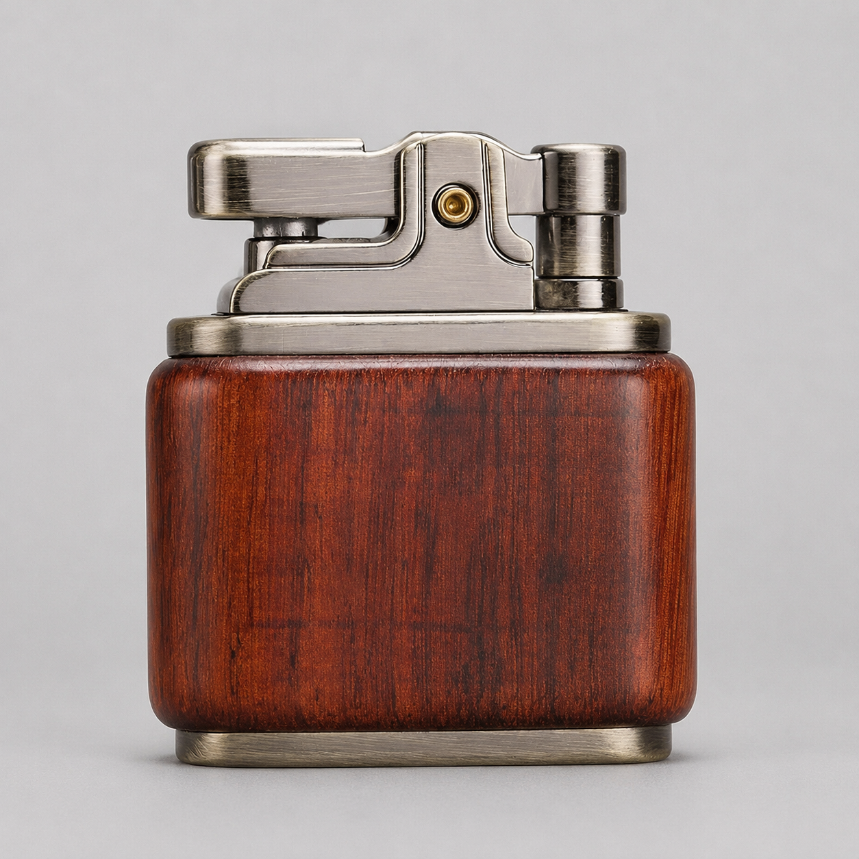 Zorro™ Retro Wood Metal Kerosene Lighter