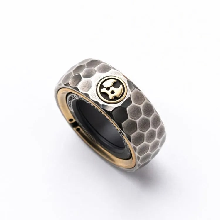 Lautie Mechanic-Thorns Fidget Ring, Spy Wars Series - front view