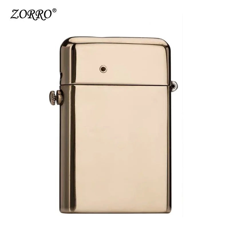 Zorro Steampunk Copper Mechanical Lighter - front view