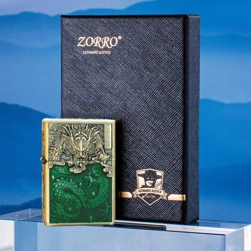 Zorro Embossed Chinese Style Kerosene Lighter - view 10