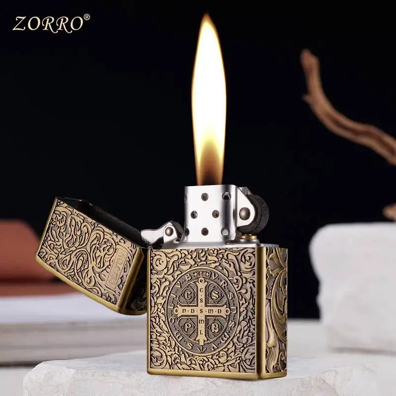 Zorro Chinese Relief Armor Kerosene Lighter - view 22