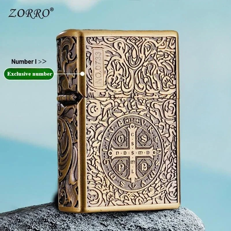 Zorro Chinese Relief Armor Kerosene Lighter - view 21