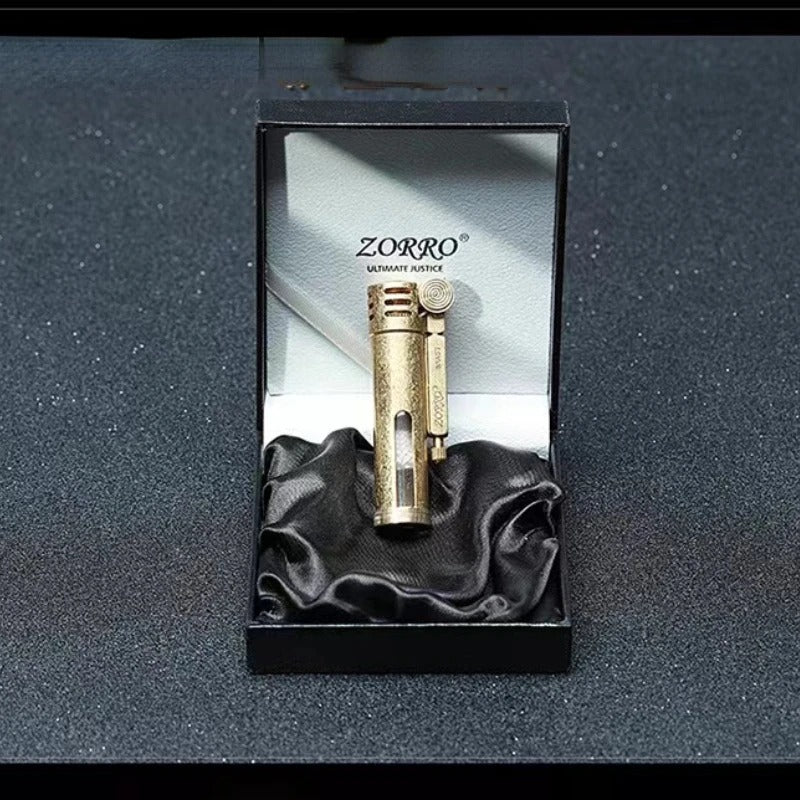Zorro Transparent Brass Trench Oil Lighter - view 11