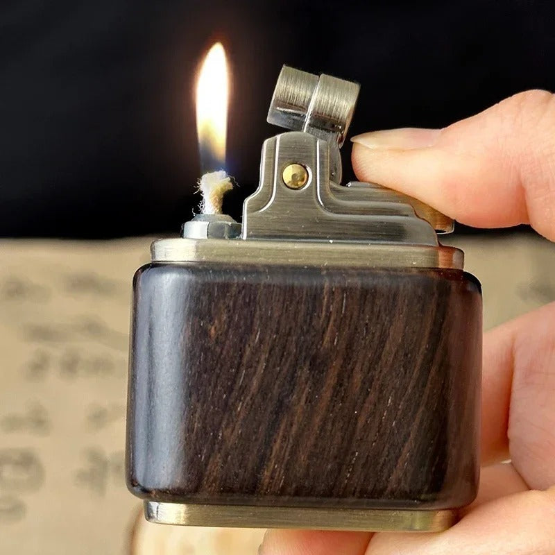 Zorro Retro Wood Metal Kerosene Lighter - view 9