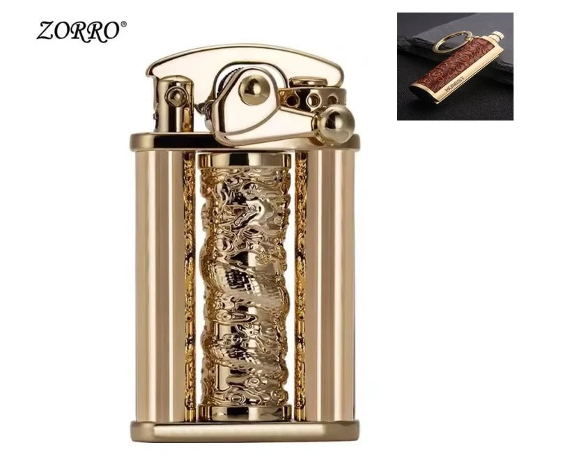 Zorro Retro Rocker Carved Lighter - lifestyle shot