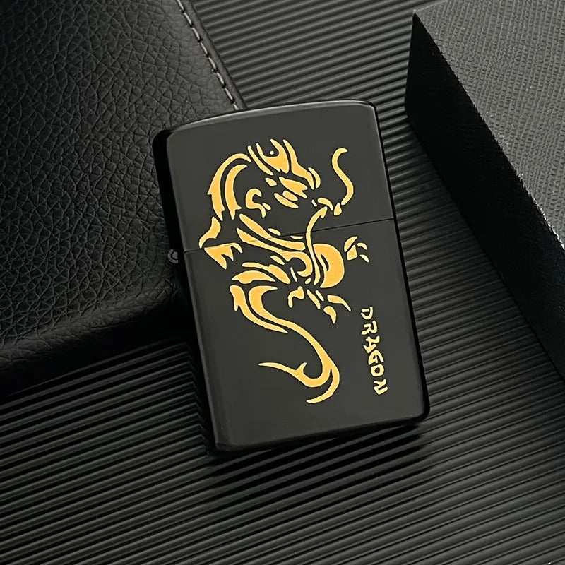Zorro Slim Brass Windproof Kerosene Lighter - view 16