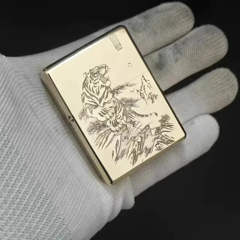 Zorro 912S Titanium Armor Windproof Lighter - alternate angle