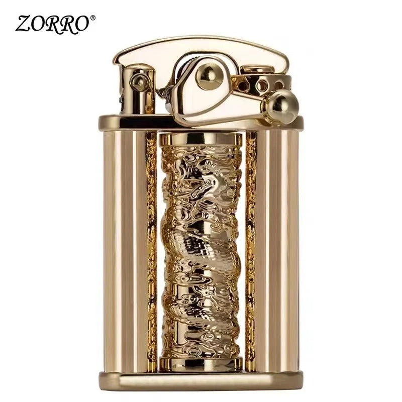 Zorro Retro Rocker Carved Lighter - packaging