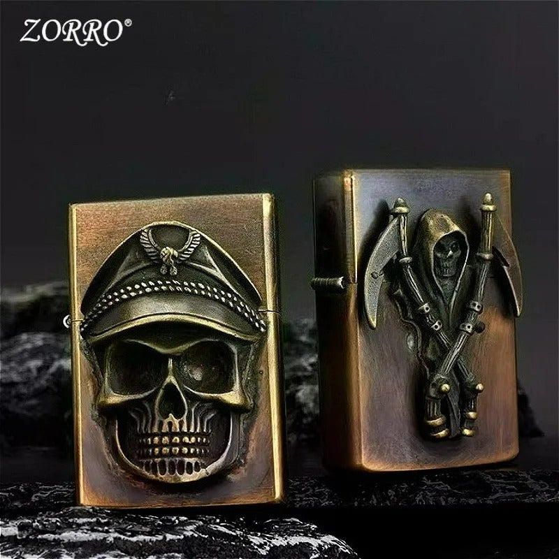 Zorro Vintage Brass Personalized Kerosene Lighter - view 16