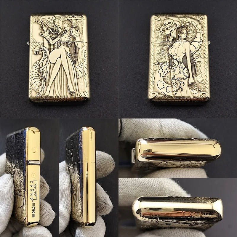 Zorro Zaki Ram Brass Relief Kerosene Lighter - view 9