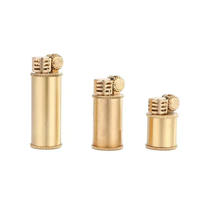 Zorro Mini Pure Copper Flint Lighter - front view