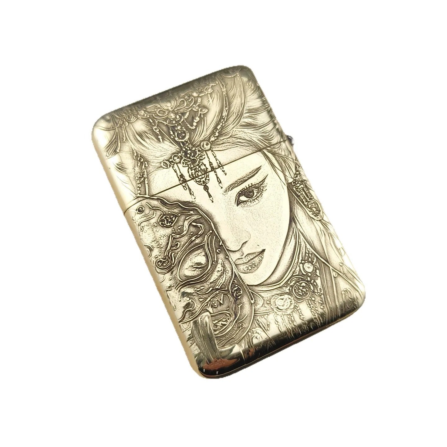 Zorro Zaki Ram Brass Relief Kerosene Lighter - view 22