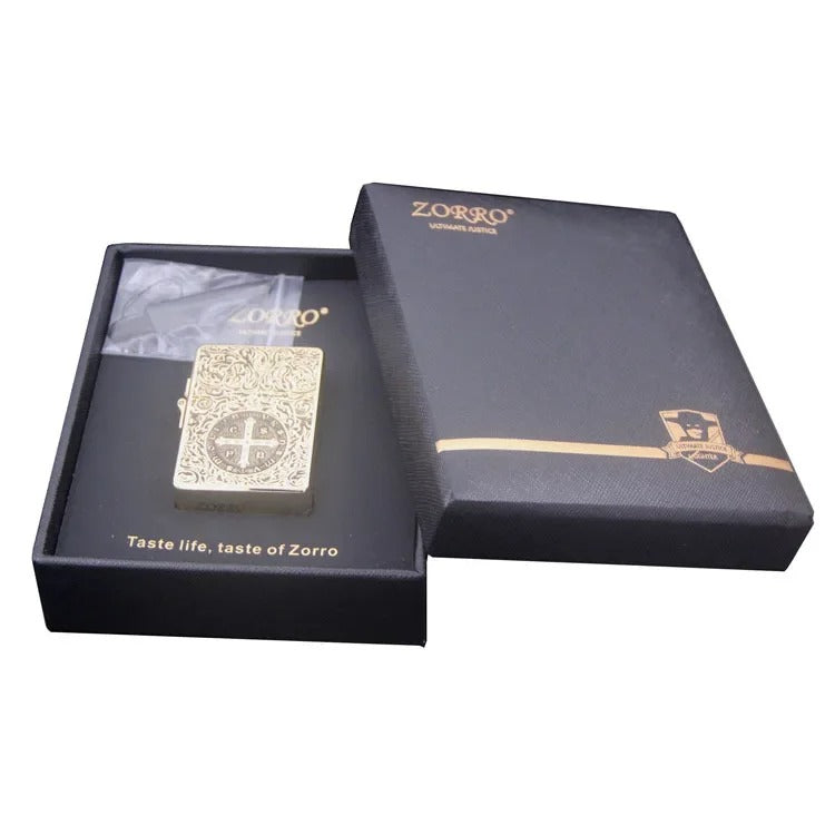 Zorro Brass Armor Kerosene Lighter - packaging