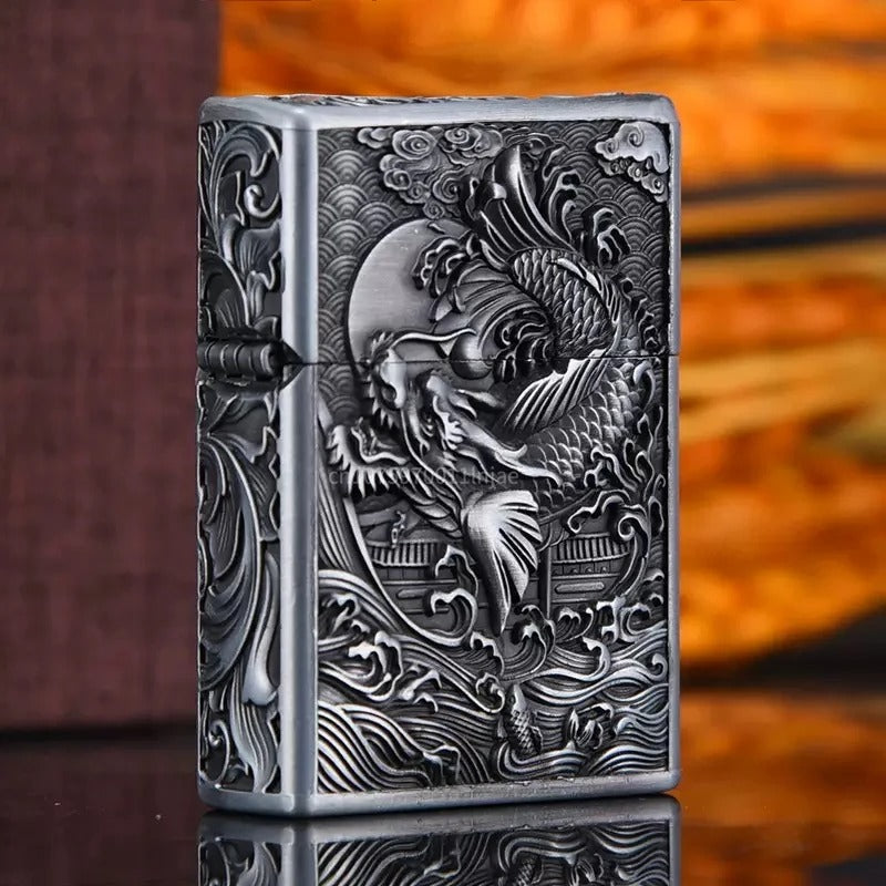 Zorro Chinese Relief Armor Kerosene Lighter - view 9