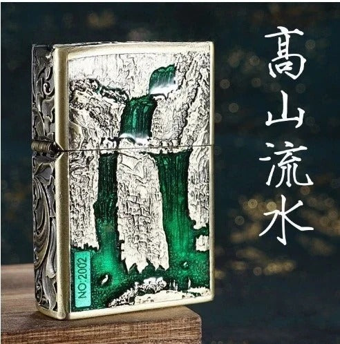 Zorro Embossed Chinese Style Kerosene Lighter - view 11