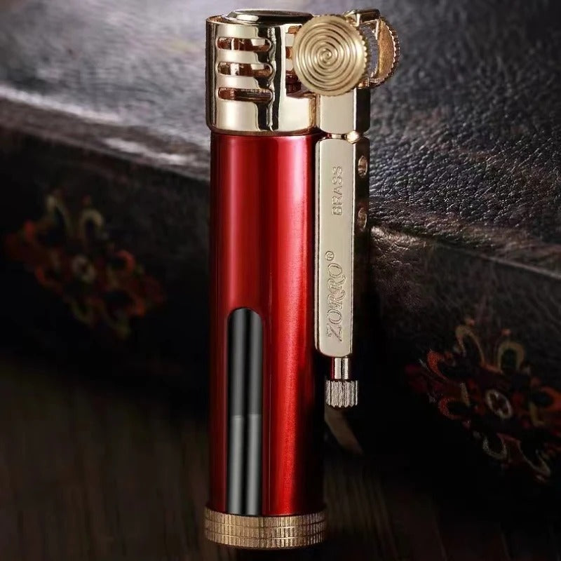Zorro Transparent Brass Trench Oil Lighter - view 6
