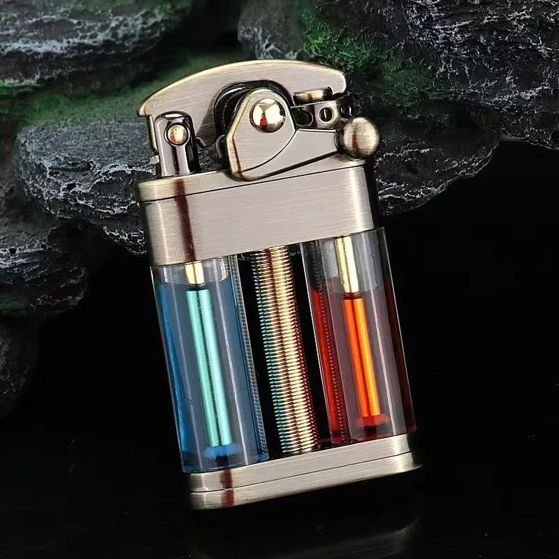 Zorro Transparent Rocker Arm Kerosene Lighter - view 12