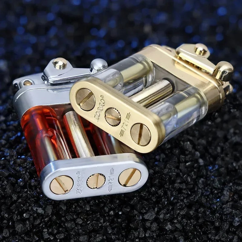 Zorro Transparent Rocker Arm Kerosene Lighter - view 17