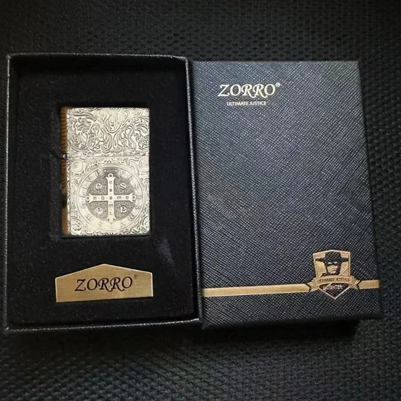 Zorro ZC9 Slim Carved Kerosene Lighter - view 9
