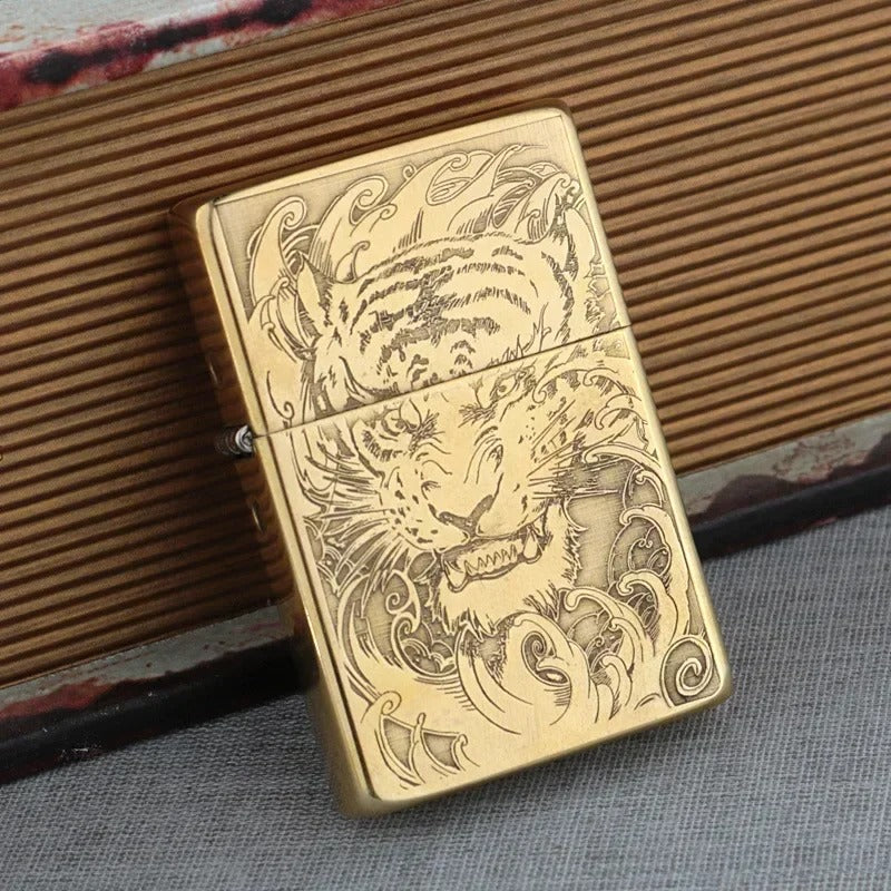 Zorro ZC9 Slim Carved Kerosene Lighter - view 7