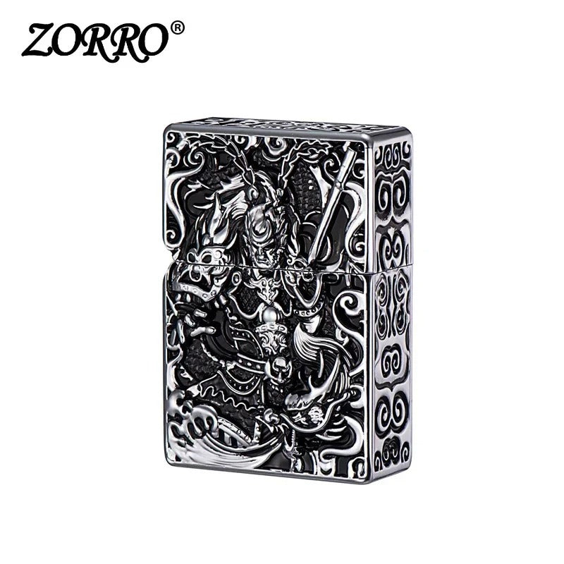 Zorro King Cobra Armor Windproof Lighter - closeup