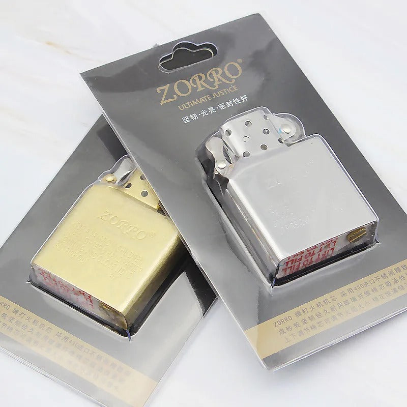 Zorro Stainless Steel & Copper Lighter Insert - detail view