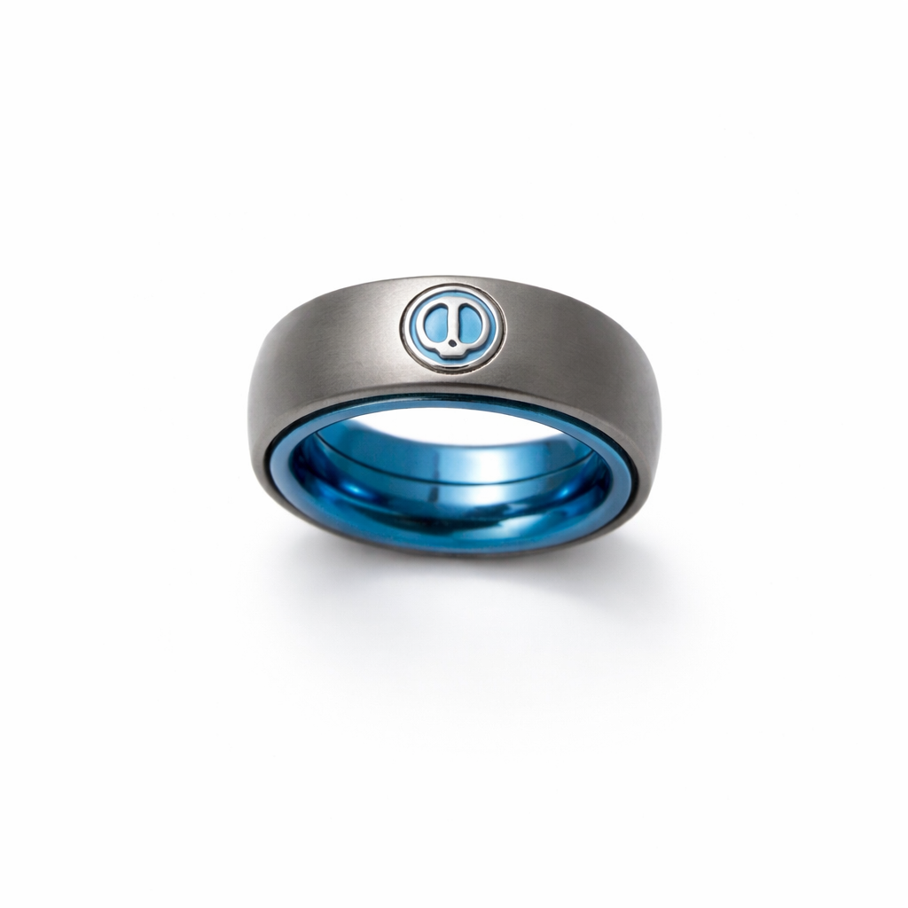 Lautie Mechanic-I Fidget Ring - closeup