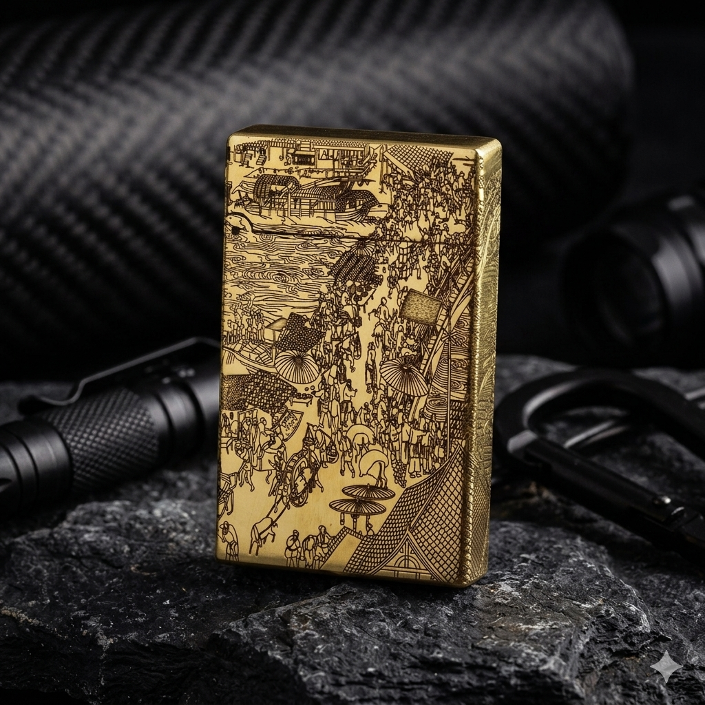 Zorro™ 552 Brass Armor Windproof Lighter