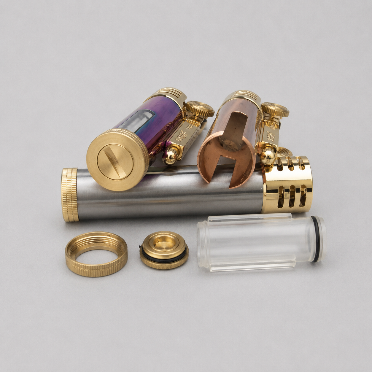 Zorro™ Transparent Brass Trench Oil Lighter