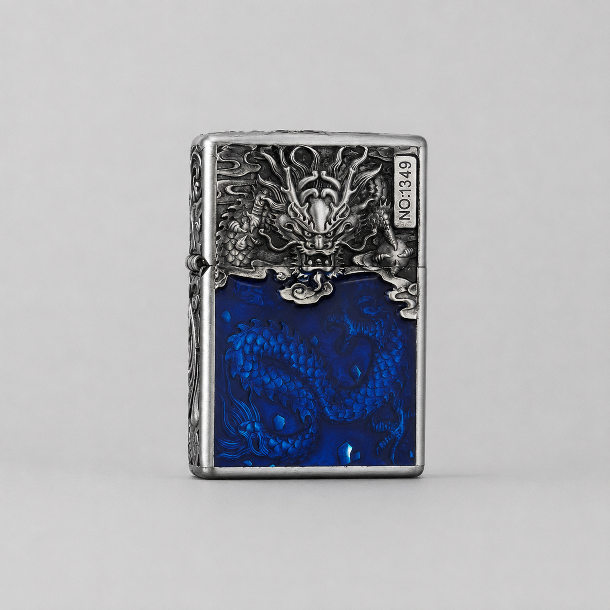 Zorro™ Embossed Chinese Style Kerosene Lighter