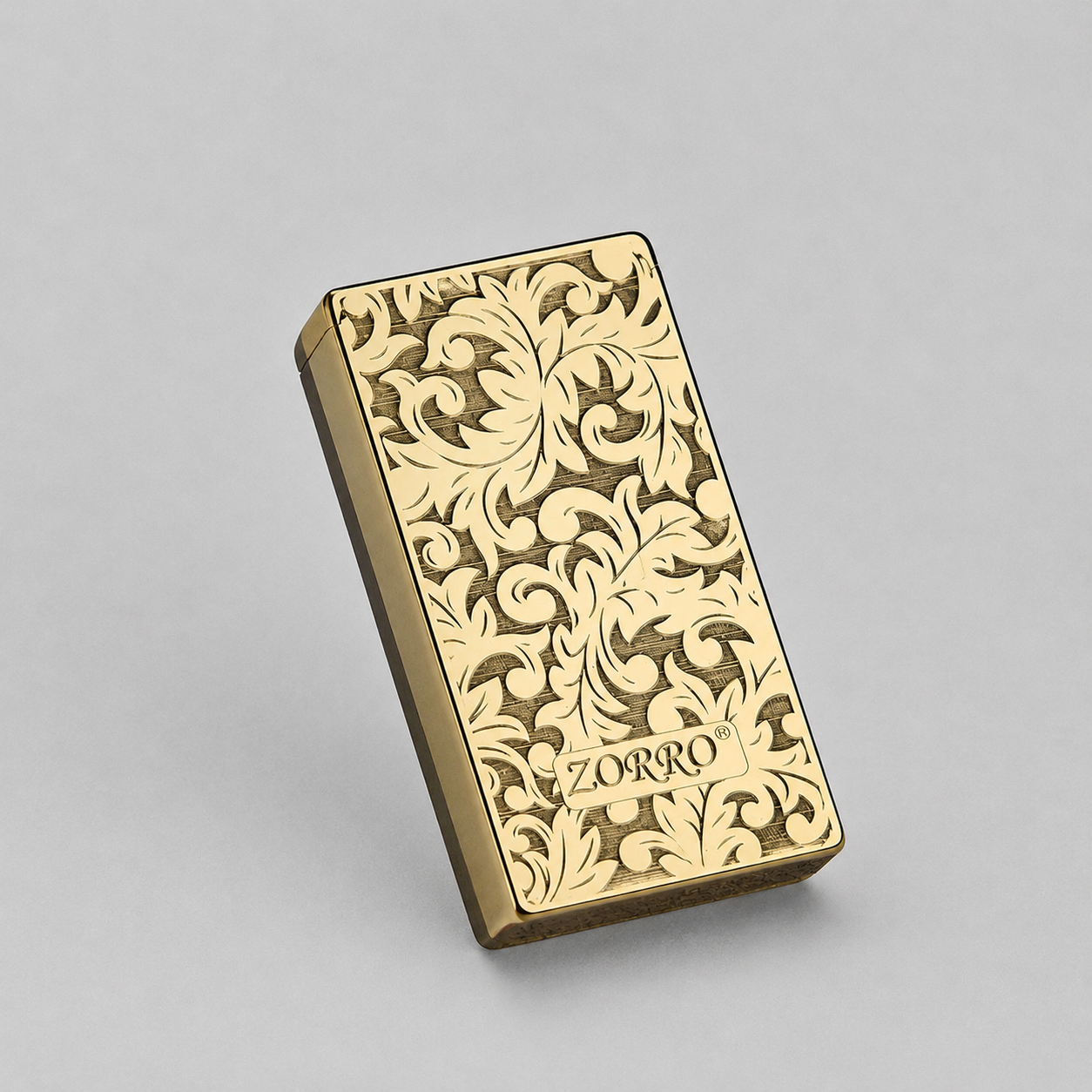 Zorro™ Automatic Lifting Brass Kerosene Lighter