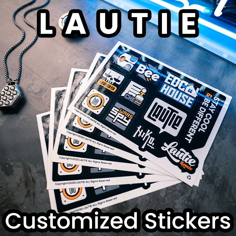 Lautie Customized Stickers (2PCS) - front view